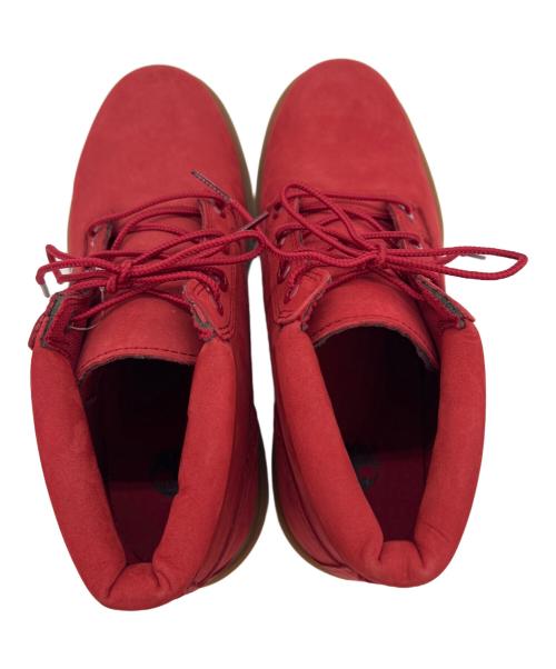 Timberland（ティンバーランド）Timberland (ティンバーランド) チャッカブーツ レッド サイズ:25.5の古着・服飾アイテム