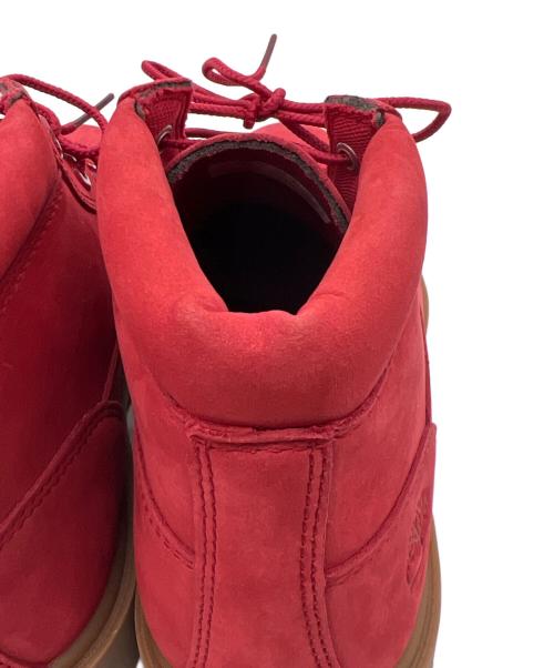 Timberland（ティンバーランド）Timberland (ティンバーランド) チャッカブーツ レッド サイズ:25.5の古着・服飾アイテム