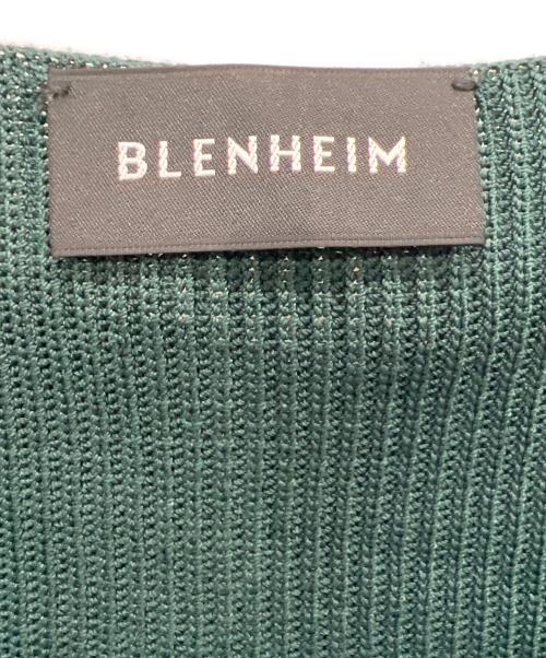 BLENHEIM（ブレンヘイム）BLENHEIM (ブレンヘイム) 薄手ニット グリーン サイズ:Sの古着・服飾アイテム