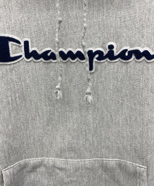 Champion REVERSE WEAVE（チャンピオン リバース ウィーブ）Champion REVERSE WEAVE (チャンピオン リバース ウィーブ) プルオーバーパーカー グレー サイズ:Lの古着・服飾アイテム