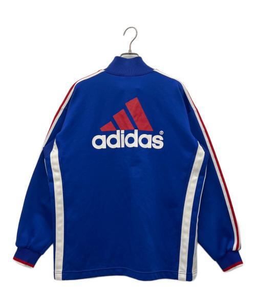 adidas（アディダス）adidas (アディダス) ハーフジップトラックジャケット ブルー サイズ:0X0の古着・服飾アイテム