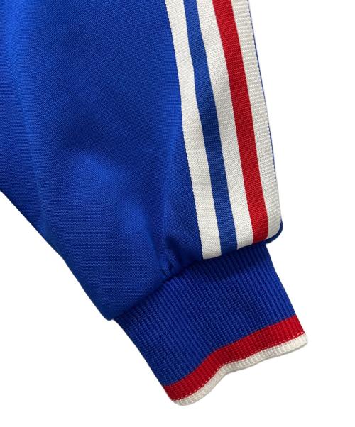 adidas（アディダス）adidas (アディダス) ハーフジップトラックジャケット ブルー サイズ:0X0の古着・服飾アイテム