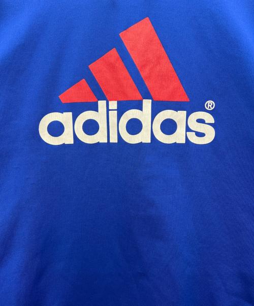 adidas（アディダス）adidas (アディダス) ハーフジップトラックジャケット ブルー サイズ:0X0の古着・服飾アイテム