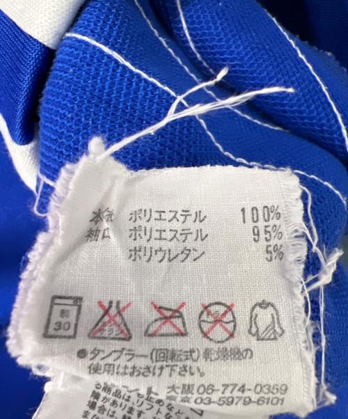 adidas（アディダス）adidas (アディダス) ハーフジップトラックジャケット ブルー サイズ:0X0の古着・服飾アイテム