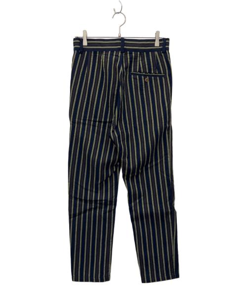 Vivienne Westwood（ヴィヴィアンウエストウッド）Vivienne Westwood (ヴィヴィアンウエストウッド) パンツ ネイビー×ブラウン サイズ:44の古着・服飾アイテム