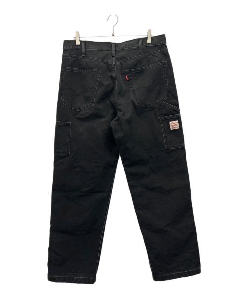 LEVI'S（リーバイス）LEVI'S (リーバイス) ペインターデニムパンツ ブラック サイズ:W34×L32の古着・服飾アイテム