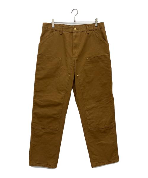 Carhartt WIP（カーハート ワーク イン プログレス）Carhartt WIP (カーハート ワーク イン プログレス) ダブルニーパンツ ブラウン サイズ:W36×L32の古着・服飾アイテム