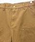 中古・古着 Carhartt WIP (カーハート ワーク イン プログレス) ダブルニーパンツ ブラウン サイズ:W36×L32：13000円