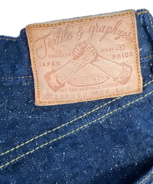 textile & graphzero（グラフゼロ）textile & graphzero (グラフゼロ) デニムパンツ ブルー サイズ:38の古着・服飾アイテム