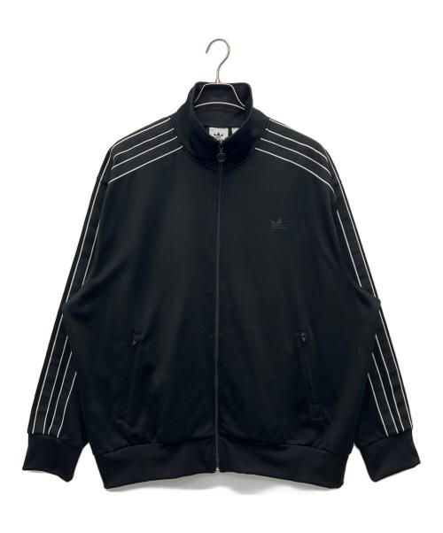adidas Originals（アディダス）adidas Originals (アディダスオリジナル) Q4 FS トラックトップ ブラック サイズ:2XLの古着・服飾アイテム