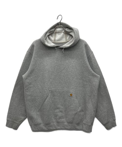 CarHartt（カーハート）CarHartt (カーハート) プルオーバーパーカー グレー サイズ:XLの古着・服飾アイテム