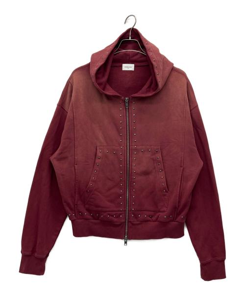 ANDER HUNK（アンダーハンク）ANDER HUNK (アンダーハンク) ジップパーカー レッド サイズ:Lの古着・服飾アイテム