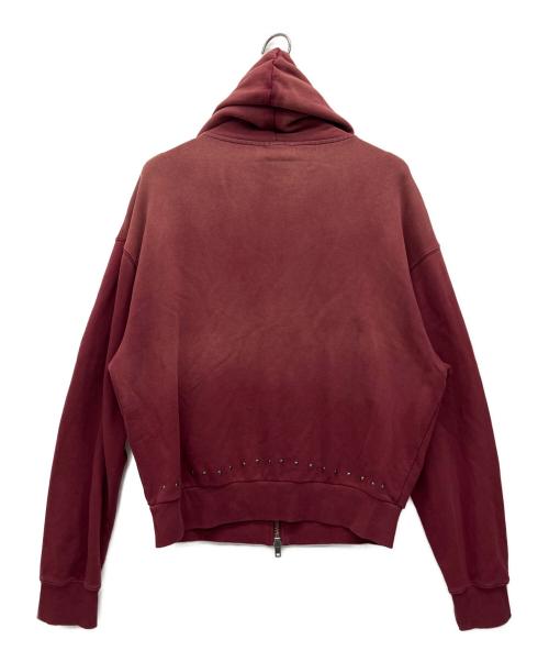 ANDER HUNK（アンダーハンク）ANDER HUNK (アンダーハンク) ジップパーカー レッド サイズ:Lの古着・服飾アイテム