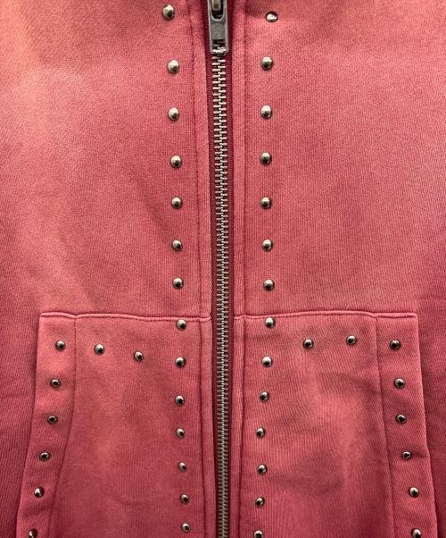 ANDER HUNK（アンダーハンク）ANDER HUNK (アンダーハンク) ジップパーカー レッド サイズ:Lの古着・服飾アイテム