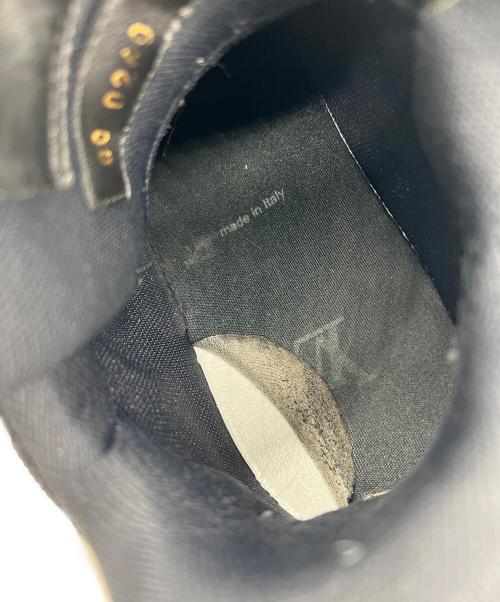 LOUIS VUITTON（ルイ ヴィトン）LOUIS VUITTON (ルイ ヴィトン) LVトレイナー・ラインスニーカー ブラック サイズ:8　1/2の古着・服飾アイテム