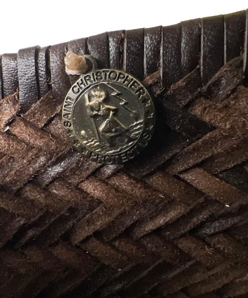 SAINT CHRISTOPHER（セント クリストファー）SAINT CHRISTOPHER (セント クリストファー) メッシュバッグ ブラウンの古着・服飾アイテム