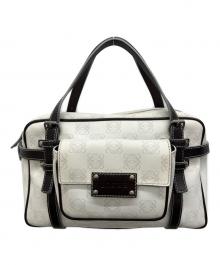 LOEWE（ロエベ）の古着「ミニボストンバッグ」｜ホワイト