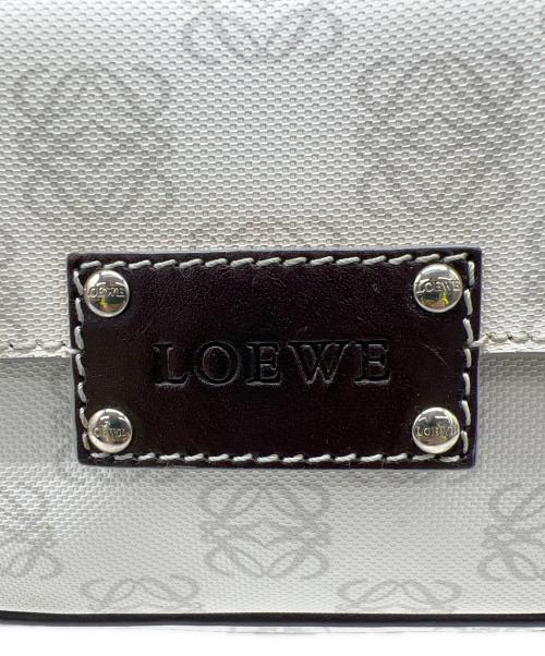 LOEWE（ロエベ）LOEWE (ロエベ) ミニボストンバッグ ホワイトの古着・服飾アイテム