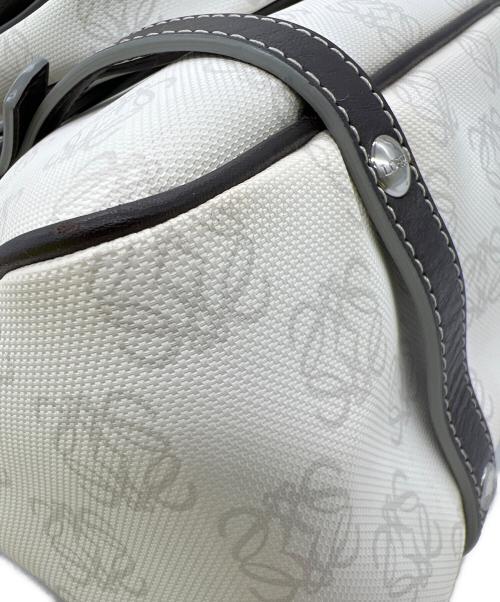 LOEWE（ロエベ）LOEWE (ロエベ) ミニボストンバッグ ホワイトの古着・服飾アイテム