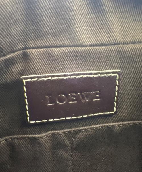 LOEWE（ロエベ）LOEWE (ロエベ) ミニボストンバッグ ホワイトの古着・服飾アイテム