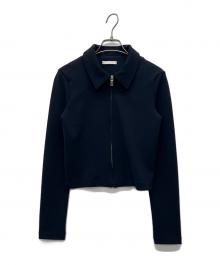 ZARA（ザラ）の古着「ショートブルゾン」｜ネイビー