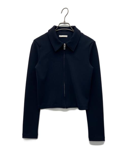 ZARA（ザラ）ZARA (ザラ) ショートブルゾン ネイビー サイズ:Sの古着・服飾アイテム