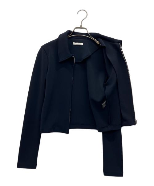 ZARA（ザラ）ZARA (ザラ) ショートブルゾン ネイビー サイズ:Sの古着・服飾アイテム