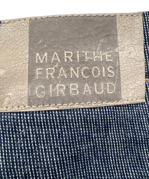 MARITHE+FRANCOIS GIRBAUD（マリテフランソワジルボー）MARITHE+FRANCOIS GIRBAUD (マリテフランソワジルボー) シャトルハーフパンツ ネイビー×オレンジ サイズ:38の古着・服飾アイテム