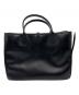 LONGCHAMP (ロンシャン) レザートートバッグ ブラック：7000円