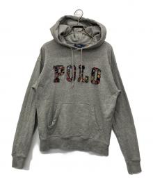 POLO RALPH LAUREN（ポロ・ラルフローレン）の古着「プルオーバーパーカー」｜グレー