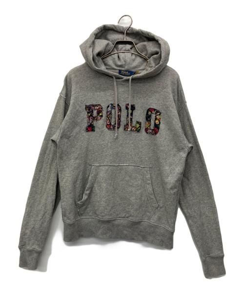 POLO RALPH LAUREN（ポロ・ラルフローレン）POLO RALPH LAUREN (ポロ・ラルフローレン) プルオーバーパーカー グレー サイズ:Sの古着・服飾アイテム
