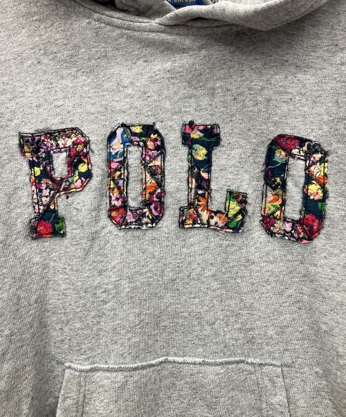 POLO RALPH LAUREN（ポロ・ラルフローレン）POLO RALPH LAUREN (ポロ・ラルフローレン) プルオーバーパーカー グレー サイズ:Sの古着・服飾アイテム