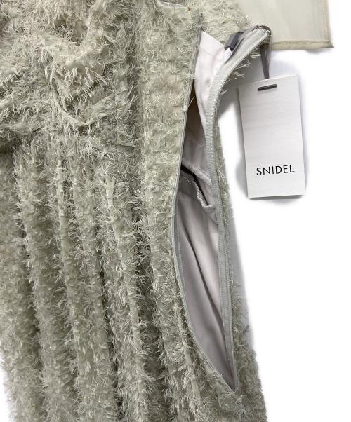 Snidel（スナイデル）Snidel (スナイデル) リボンティアードワンピース 黄緑 サイズ:1の古着・服飾アイテム