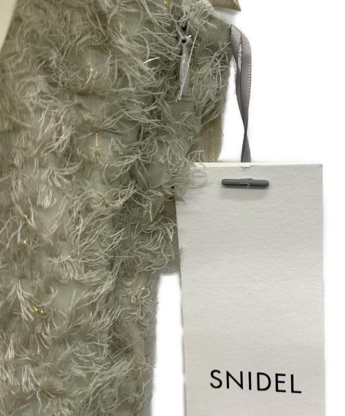 Snidel（スナイデル）Snidel (スナイデル) リボンティアードワンピース 黄緑 サイズ:1の古着・服飾アイテム