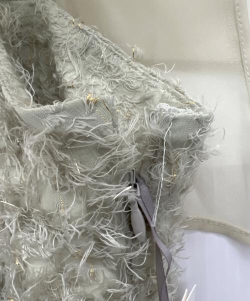 Snidel（スナイデル）Snidel (スナイデル) リボンティアードワンピース 黄緑 サイズ:1の古着・服飾アイテム