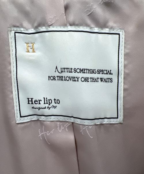 HER LIP TO（ハーリップトゥ）HER LIP TO (ハーリップトゥ) コート マルチカラー サイズ:Sの古着・服飾アイテム