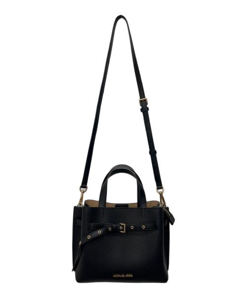 MICHAEL KORS（マイケルコース）MICHAEL KORS (マイケルコース) 2WAYショルダーバッグ ブラックの古着・服飾アイテム