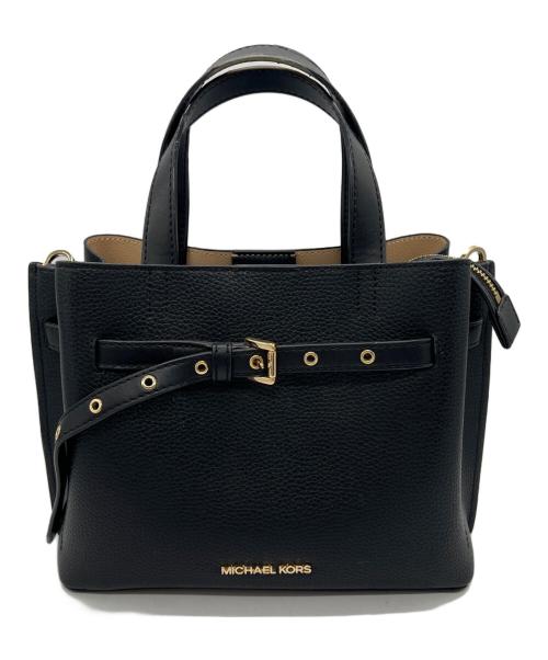 MICHAEL KORS（マイケルコース）MICHAEL KORS (マイケルコース) 2WAYショルダーバッグ ブラックの古着・服飾アイテム