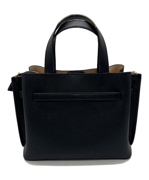 MICHAEL KORS（マイケルコース）MICHAEL KORS (マイケルコース) 2WAYショルダーバッグ ブラックの古着・服飾アイテム