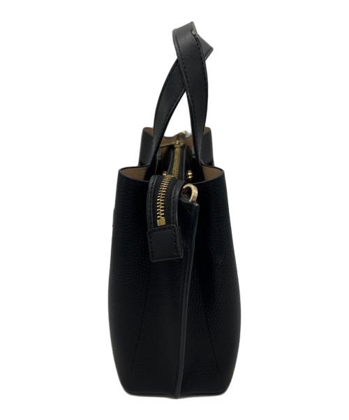 MICHAEL KORS（マイケルコース）MICHAEL KORS (マイケルコース) 2WAYショルダーバッグ ブラックの古着・服飾アイテム