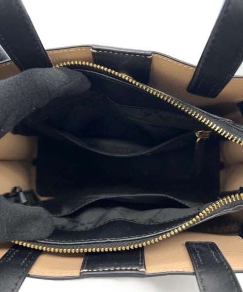 MICHAEL KORS（マイケルコース）MICHAEL KORS (マイケルコース) 2WAYショルダーバッグ ブラックの古着・服飾アイテム