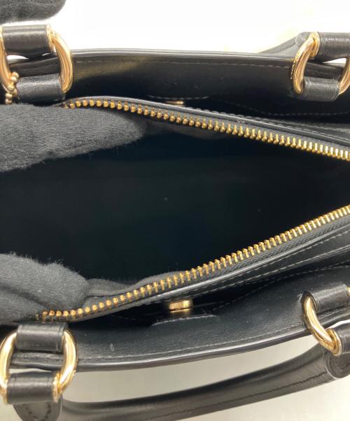 COACH（コーチ）COACH (コーチ) ミニ リリー キャリーオール ブラウン×ブラックの古着・服飾アイテム