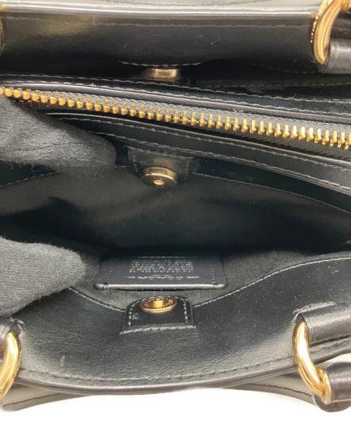 COACH（コーチ）COACH (コーチ) ミニ リリー キャリーオール ブラウン×ブラックの古着・服飾アイテム