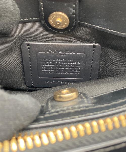 COACH（コーチ）COACH (コーチ) ミニ リリー キャリーオール ブラウン×ブラックの古着・服飾アイテム