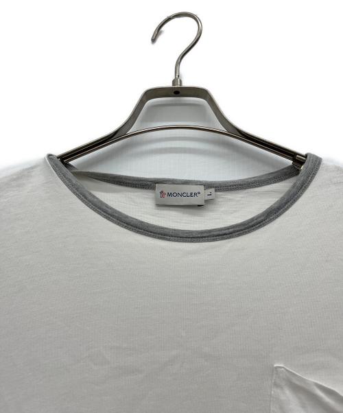 MONCLER（モンクレール）MONCLER (モンクレール) MAGLIA T-SHIRT ホワイト サイズ:Lの古着・服飾アイテム