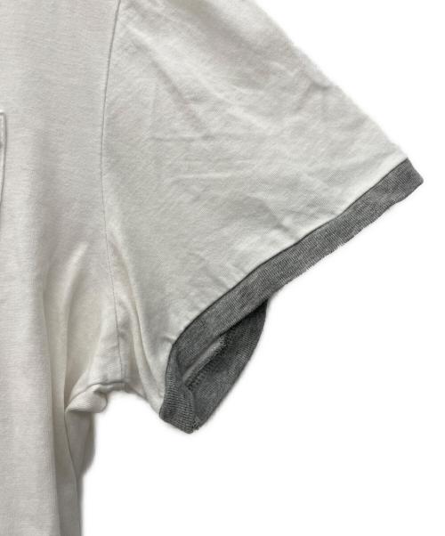MONCLER（モンクレール）MONCLER (モンクレール) MAGLIA T-SHIRT ホワイト サイズ:Lの古着・服飾アイテム