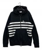 MONCLERモンクレール）の古着「MAGLIA　ジップパーカー」｜ブラック