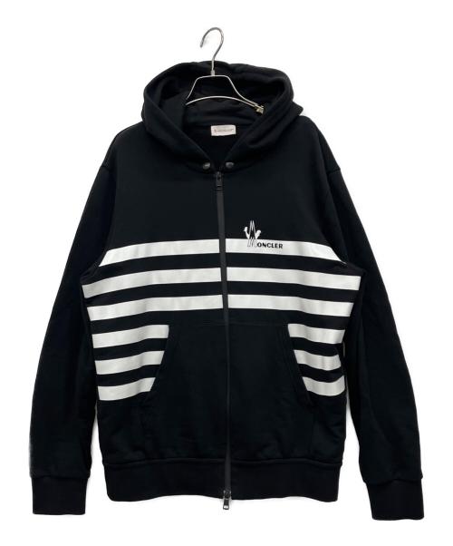 MONCLER（モンクレール）MONCLER (モンクレール) MAGLIA　ジップパーカー ブラック サイズ:XLの古着・服飾アイテム