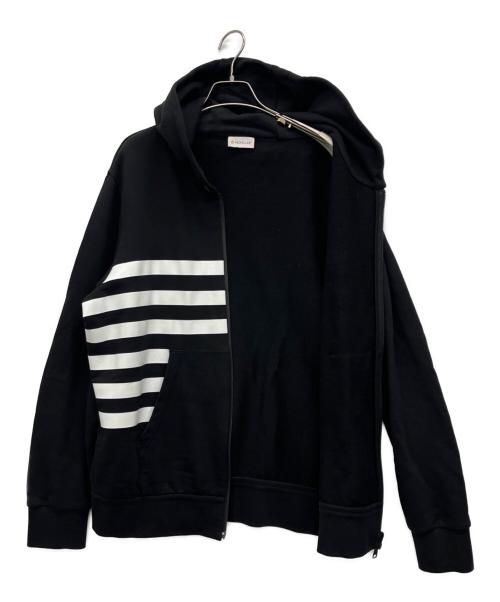 MONCLER（モンクレール）MONCLER (モンクレール) MAGLIA　ジップパーカー ブラック サイズ:XLの古着・服飾アイテム