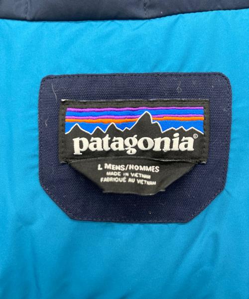Patagonia（パタゴニア）Patagonia (パタゴニア) Bivy Down Jacket ネイビー×ブルー サイズ:Lの古着・服飾アイテム